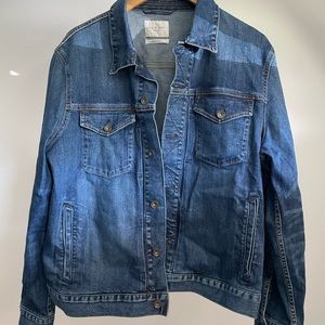 Rag and bone mens essential denim jacket size xxl